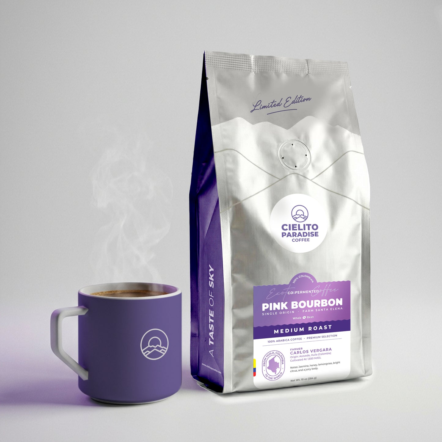 Pink Bourbon Co-Fermented Medium Roast