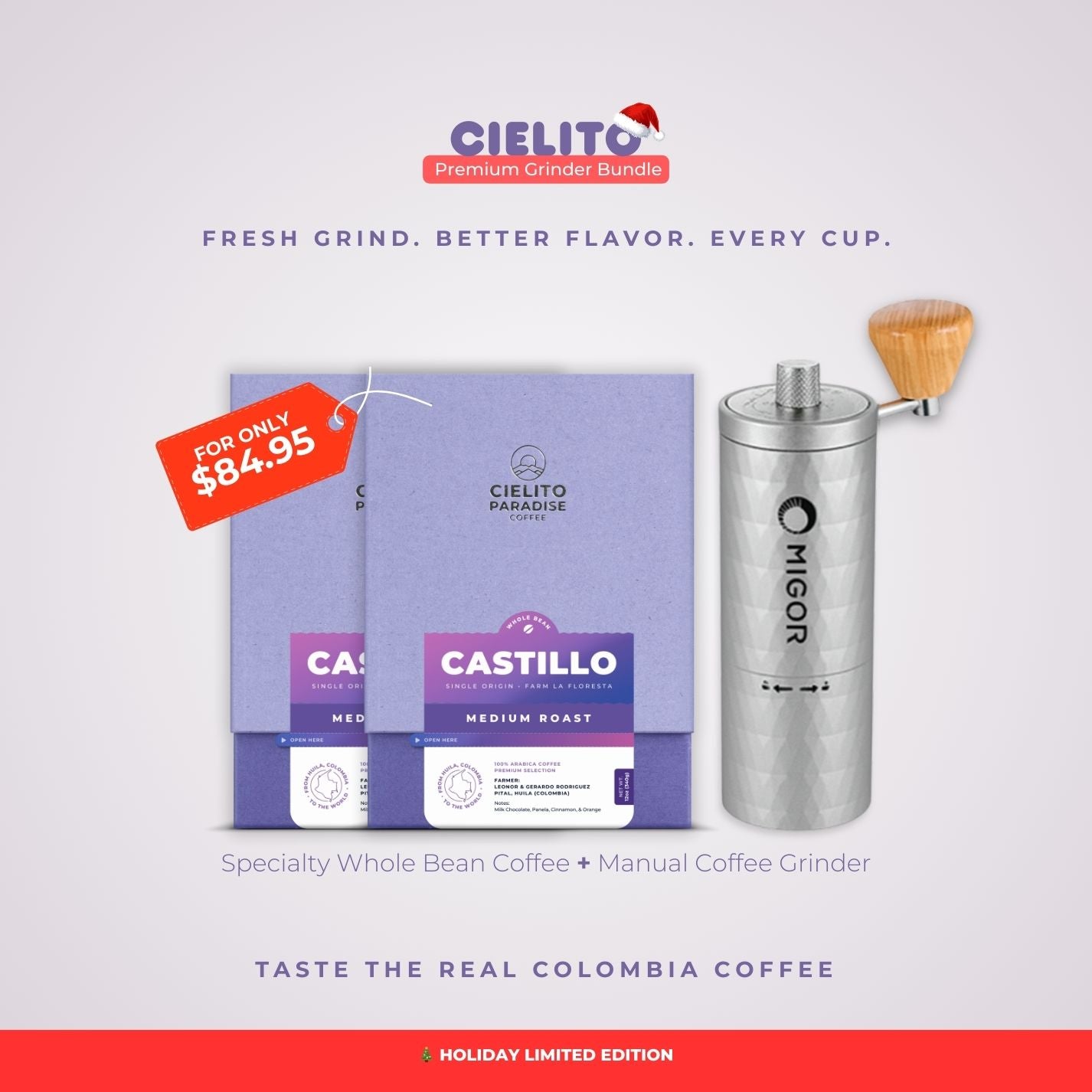 Cielito Premium Grinder Bundle
