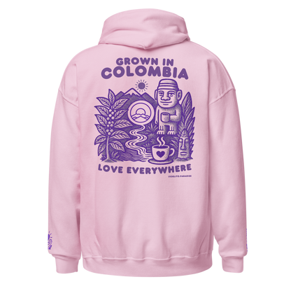 Cielito “Grown in Colombia” Unisex Hoodie – Pink